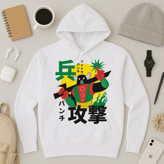 Japanese Robot Hoodie