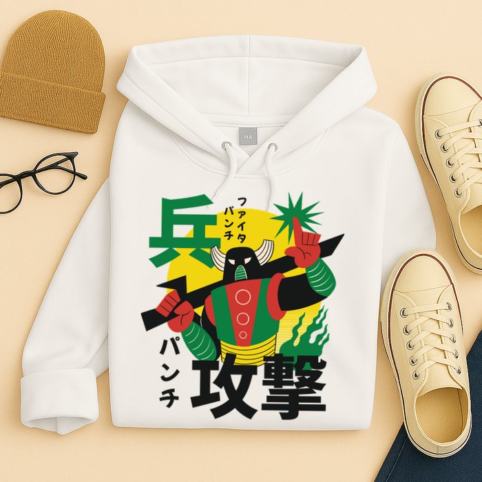 Japanese Robot Hoodie
