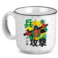 Japanese Robot 15oz Campfire Ceramic Mug
