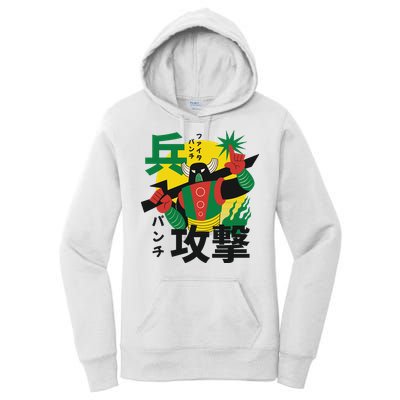 Japanese Robot Women's Pullover Hoodie