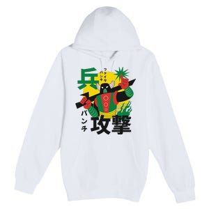 Japanese Robot Premium Pullover Hoodie