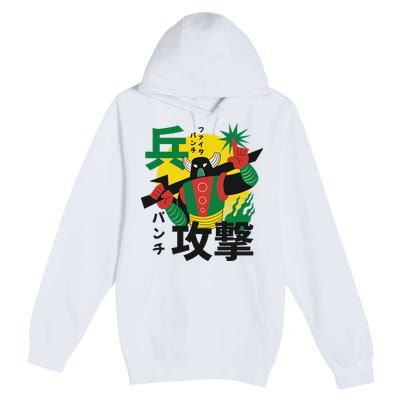 Japanese Robot Premium Pullover Hoodie