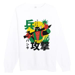 Japanese Robot Premium Crewneck Sweatshirt