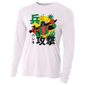 Japanese Robot Cooling Performance Long Sleeve Crew