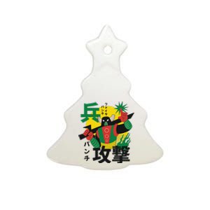 Japanese Robot Ceramic Tree Ornament