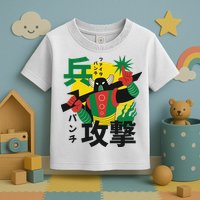 Japanese Robot Toddler T-Shirt