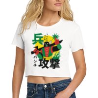 Japanese Robot Crop Top