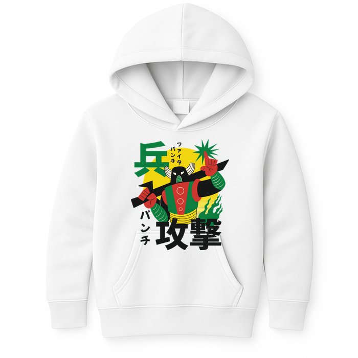 Japanese Robot Kids Hoodie