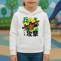 Japanese Robot Kids Hoodie