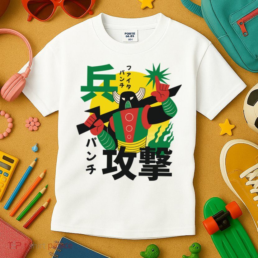 Japanese Robot Kids T-Shirt
