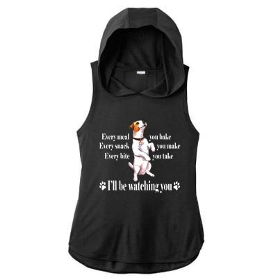 Jack Russell Ladies PosiCharge Tri-Blend Wicking Draft Hoodie Tank