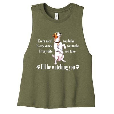 Jack Russell Women's Racerback Cropped Tank