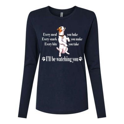 Jack Russell Womens Cotton Relaxed Long Sleeve T-Shirt