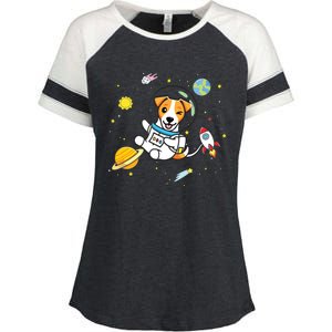 Jack Russell Enza Ladies Jersey Colorblock Tee