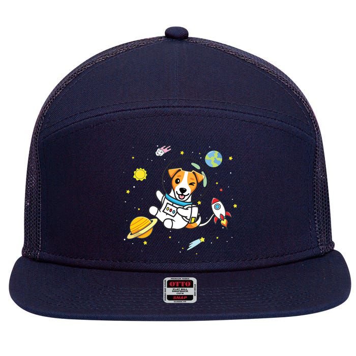 Jack Russell 7 Panel Mesh Trucker Snapback Hat