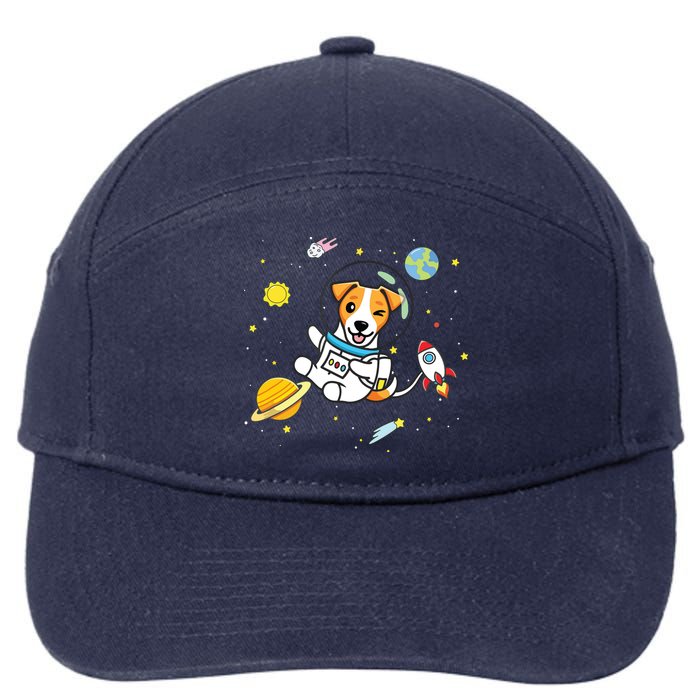 Jack Russell 7-Panel Snapback Hat