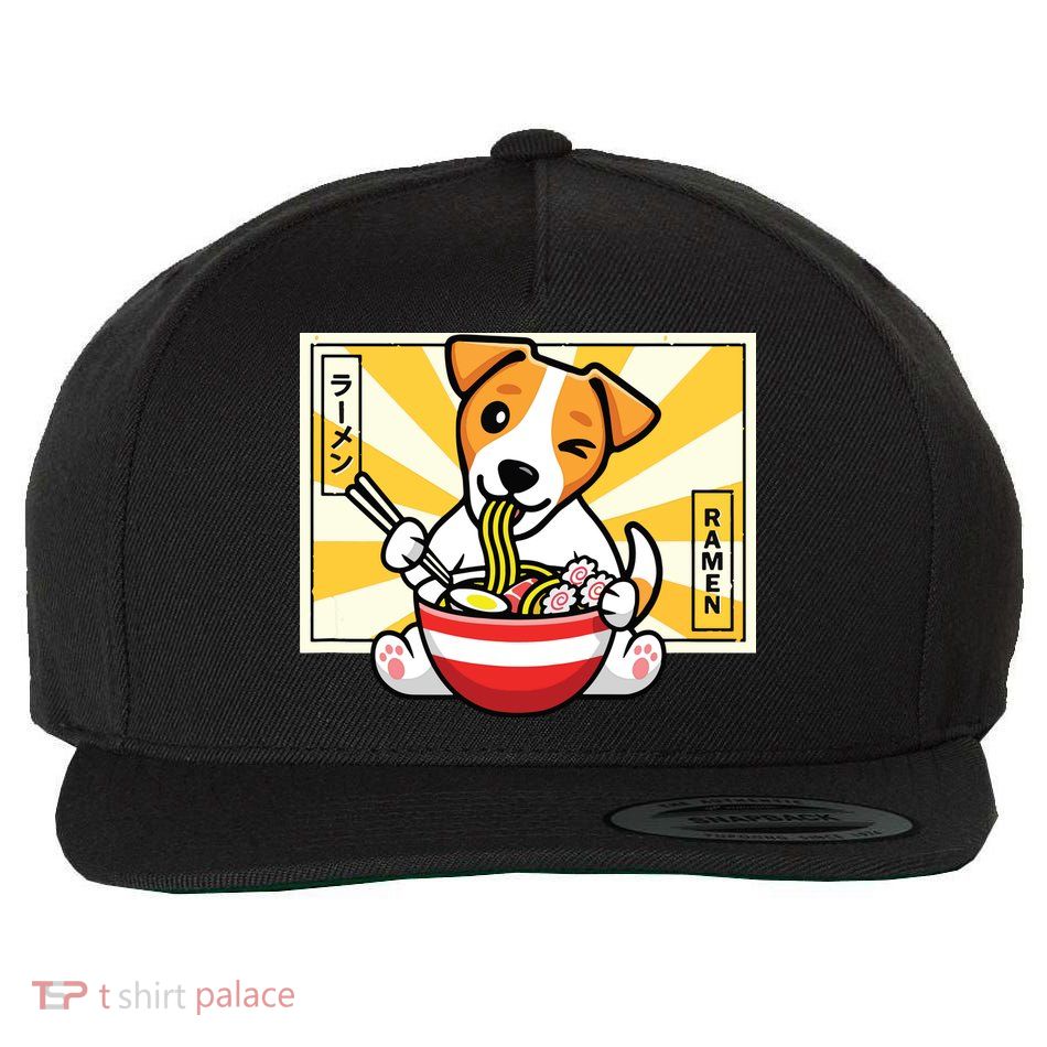 Jack Russell Wool Snapback Cap