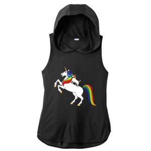 Jack Russell Ladies PosiCharge Tri-Blend Wicking Draft Hoodie Tank