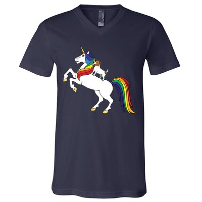 Jack Russell V-Neck T-Shirt