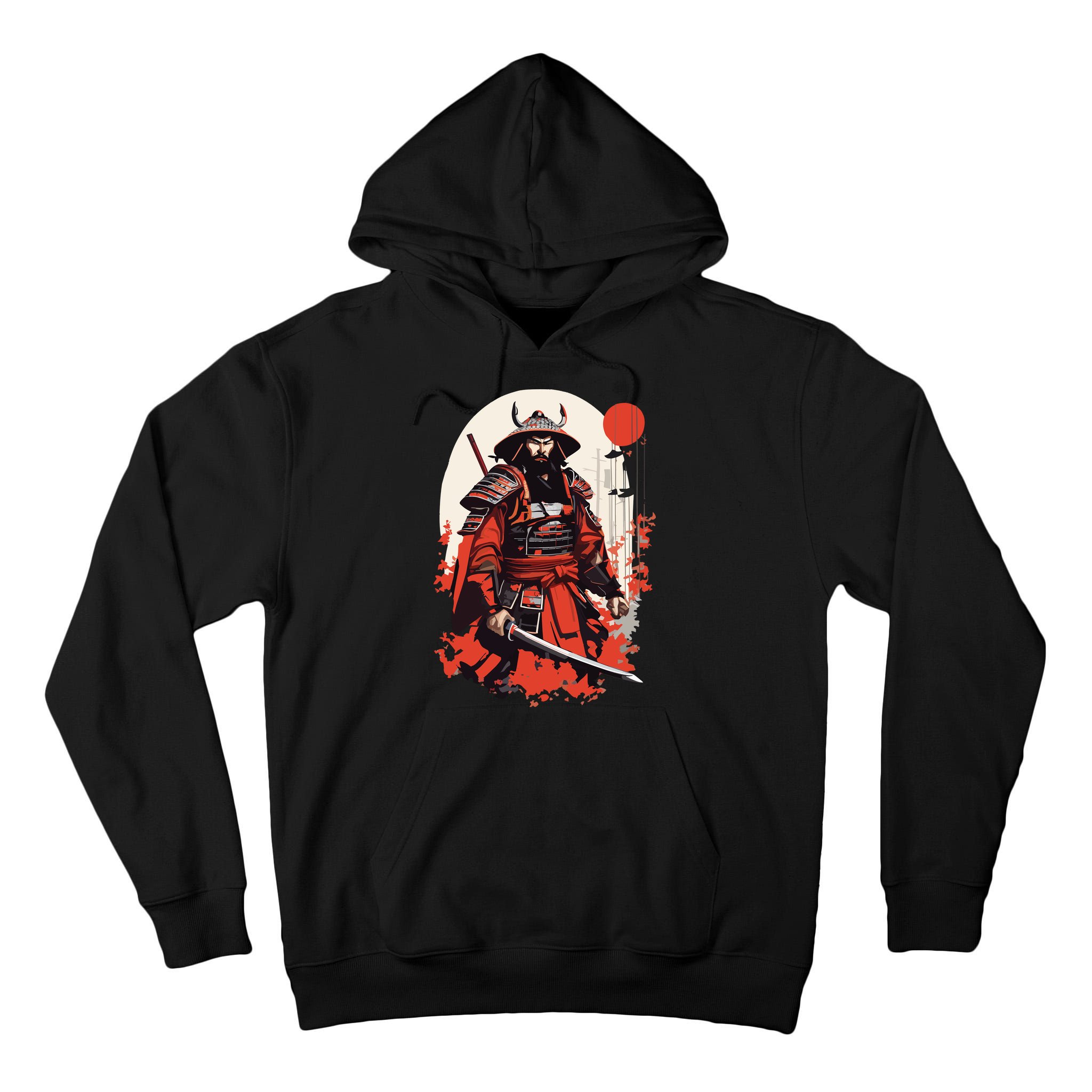 Japanese Ronin Tall Hoodie