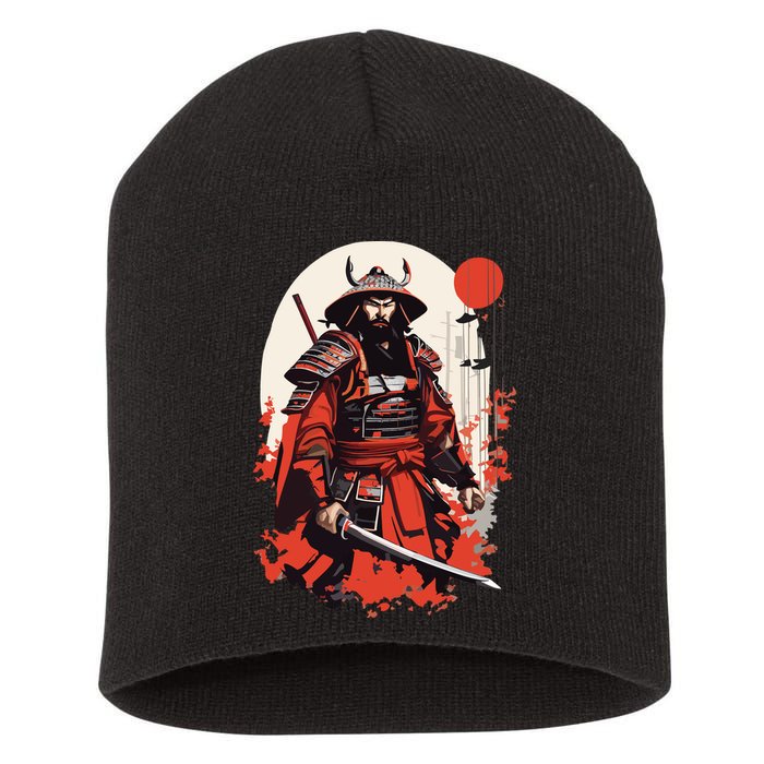 Japanese Ronin Short Acrylic Beanie