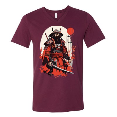 Japanese Ronin V-Neck T-Shirt