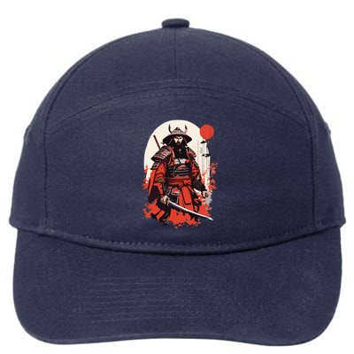 Japanese Ronin 7-Panel Snapback Hat