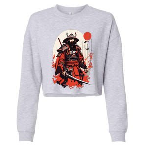 Japanese Ronin Cropped Pullover Crew