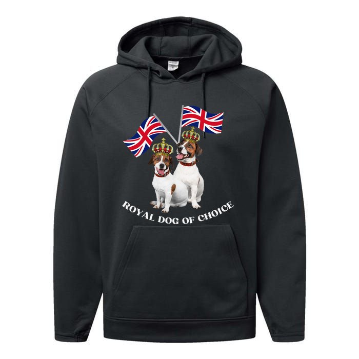 Jack Russell King Charles Coronation Party Celebration Funny Performance Fleece Hoodie