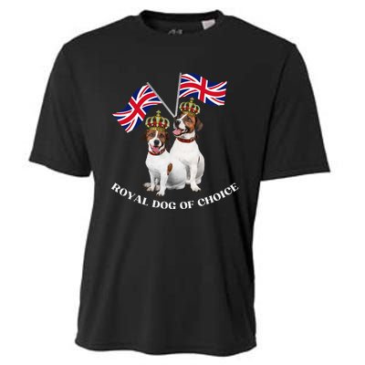 Jack Russell King Charles Coronation Party Celebration Funny Cooling Performance Crew T-Shirt