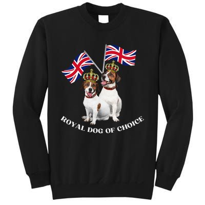 Jack Russell King Charles Coronation Party Celebration Funny Sweatshirt