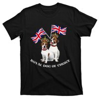 Jack Russell King Charles Coronation Party Celebration Funny T-Shirt