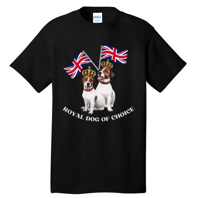 Jack Russell King Charles Coronation Party Celebration Funny Tall T-Shirt