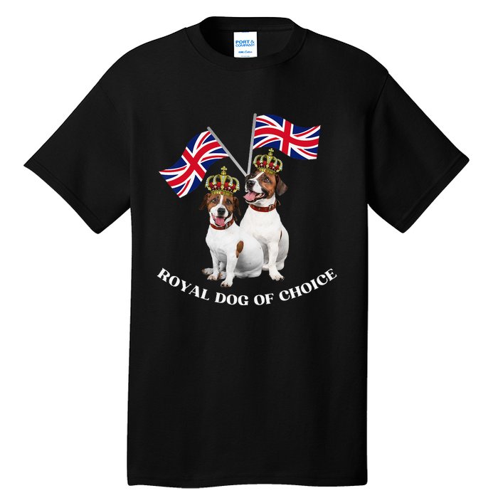 Jack Russell King Charles Coronation Party Celebration Funny Tall T-Shirt