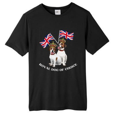 Jack Russell King Charles Coronation Party Celebration Funny Tall Fusion ChromaSoft Performance T-Shirt