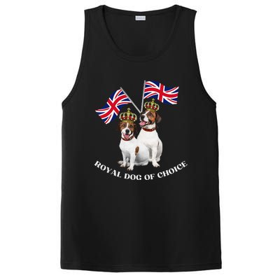 Jack Russell King Charles Coronation Party Celebration Funny PosiCharge Competitor Tank