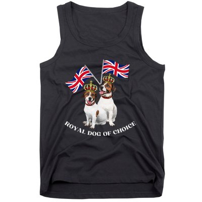 Jack Russell King Charles Coronation Party Celebration Funny Tank Top