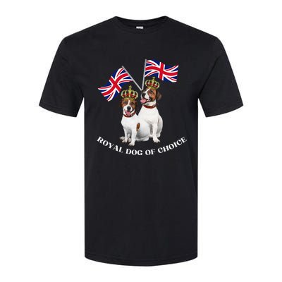 Jack Russell King Charles Coronation Party Celebration Funny Softstyle CVC T-Shirt