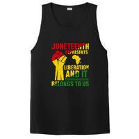 Juneteenth Represents Liberation And It Belongs To Us Gift PosiCharge Competitor Tank