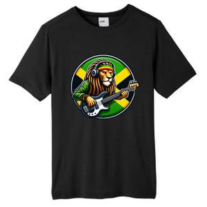 Jamaica Rastafarian Lion Guitar Jamaican Rasta Souvenir 2024 Tall Fusion ChromaSoft Performance T-Shirt