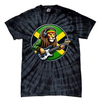 Jamaica Rastafarian Lion Guitar Jamaican Rasta Souvenir 2024 Tie-Dye T-Shirt