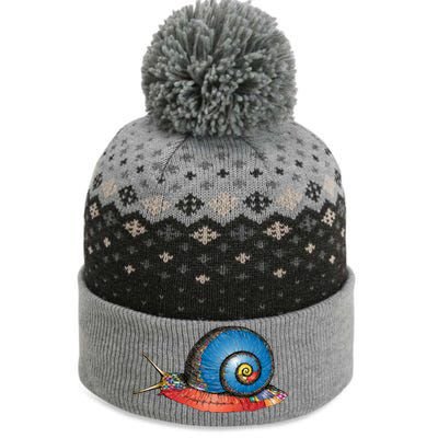 Just Really Like Snails Snail Lover Great Gift The Baniff Cuffed Pom Beanie