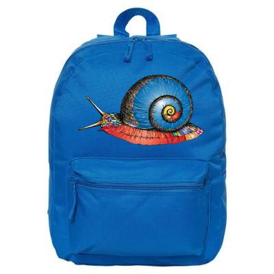 Just Really Like Snails Snail Lover Great Gift 16 in Basic Backpack