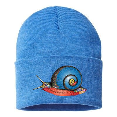 Just Really Like Snails Snail Lover Great Gift Sustainable Knit Beanie