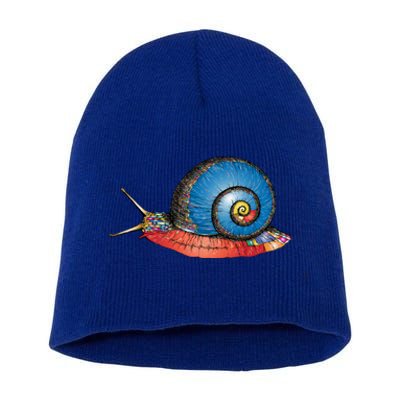 Just Really Like Snails Snail Lover Great Gift Short Acrylic Beanie