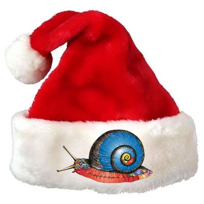 Just Really Like Snails Snail Lover Great Gift Premium Christmas Santa Hat