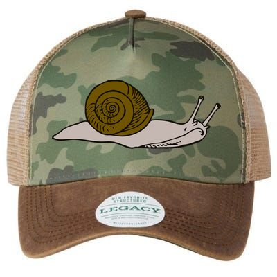 Just Really Like Snails Snail Lover Gift Legacy Tie Dye Trucker Hat