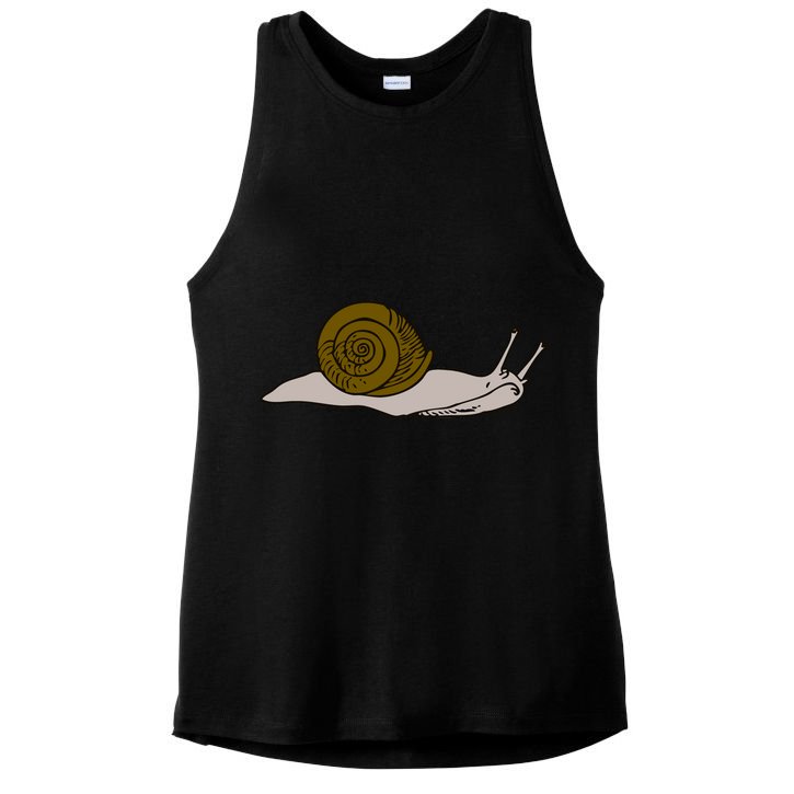 Just Really Like Snails Snail Lover Gift Ladies PosiCharge Tri-Blend Wicking Tank