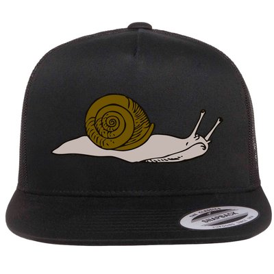 Just Really Like Snails Snail Lover Gift Flatbill Hat