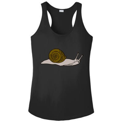 Just Really Like Snails Snail Lover Gift Ladies PosiCharge Competitor Racerback Tank